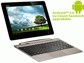 An Asus Transformer Prime Android-based tablet PC