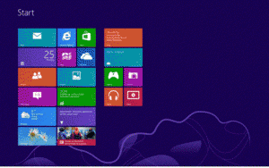 Windows 8 tiled Start screen