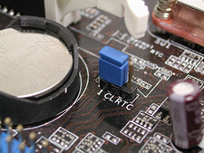 BIOS/CMOS motherboard jumper
