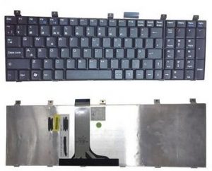 Replace laptop keyboard: A new replacement keyboard for an MSI M662 laptop
