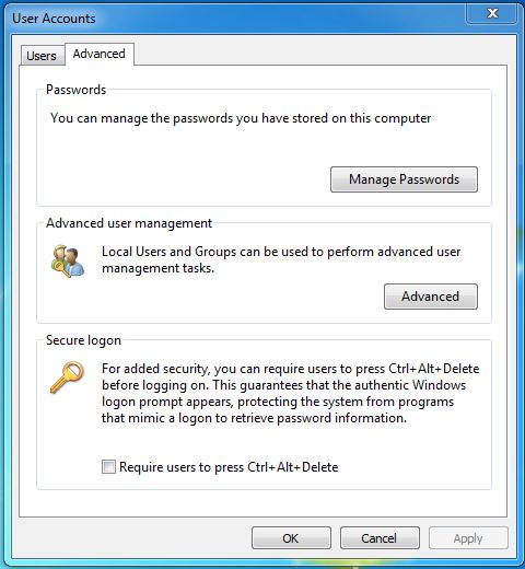 netplwiz windows 10 no password