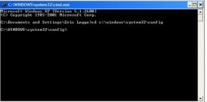 Using the Command Prompt to fix a corrupt Registry.