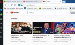 Google take me to the Russian YouTube site when the VPN is enabled in Opera