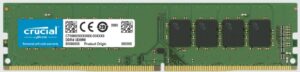 A 16GB DDR4 RAM memory module made by Crucial