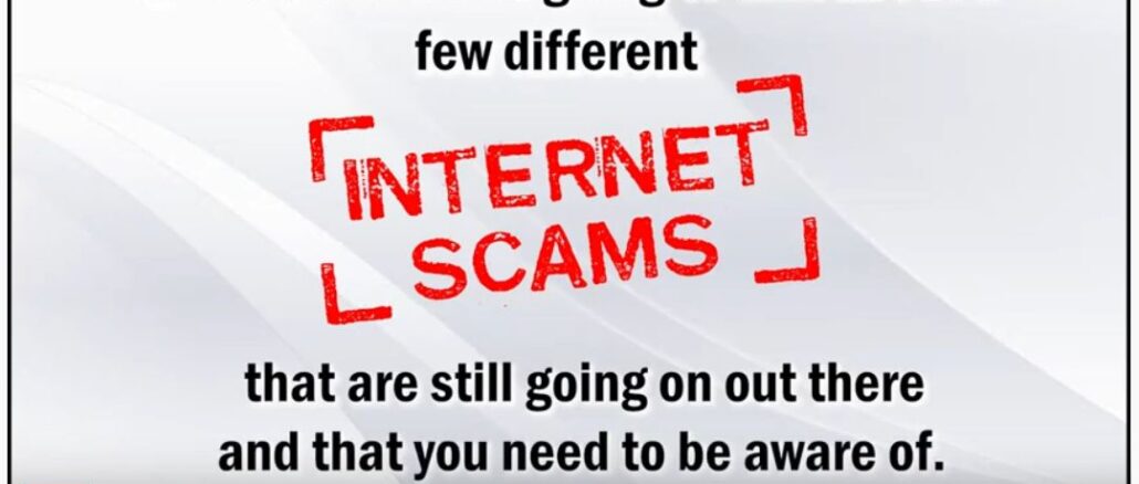 Demo video message - protect yourself against online scams